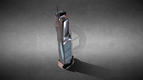 Sci Fi Building_72 - Buy Royalty Free 3D model by TankStorm ...