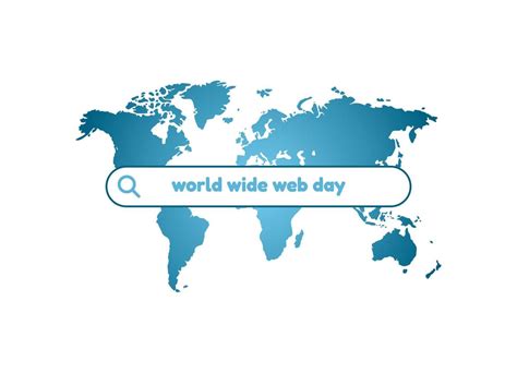 vector graphic of world wide web day good for world wide web day ...