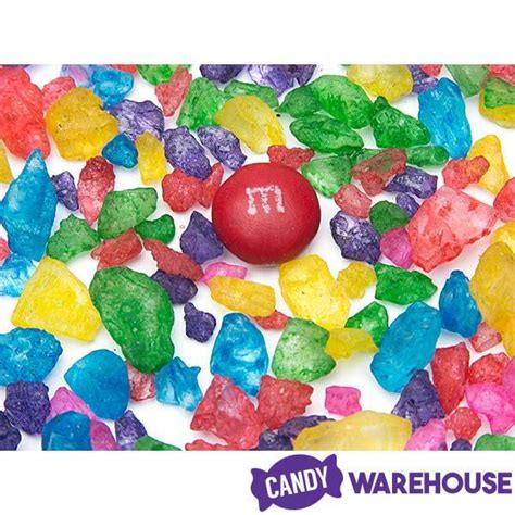 Rock Candy Crystals - Assorted Colors: 5LB Box | Candy Warehouse