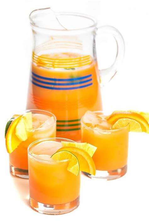 Caribbean Rum Punch Cocktail - The Lemon Bowl®