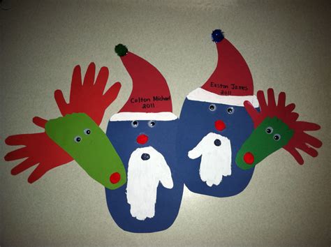 Reindeer & Santa Claus | Crafts, Kids rugs, Reindeer