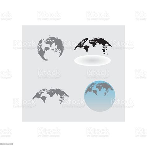 World Map Logo Vektor Stock Illustration - Download Image Now - Africa ...