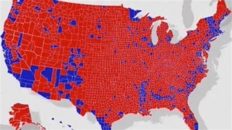 US election map: Trump shares county level results to impugn Biden’s ...