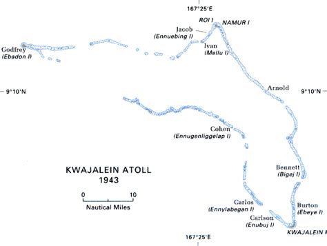 Kwajalein - Location in the Marshall Islands