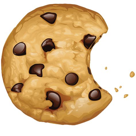 Chocolate Chip Cookie Cookie Cake Clip Art Kawaii Cliparts Png | Images ...