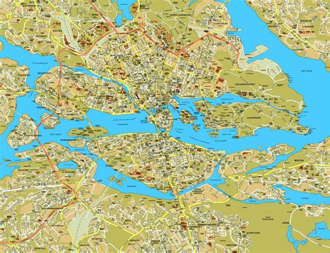 Stockholm Archipelago Map