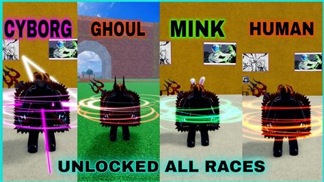 Unlocked All Races V1 V 2 And V3 ( Human & Fish & Sky & Mink & Ghoul ...