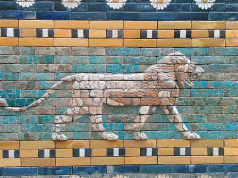 A lion of the Ishtar Gate in the Pergamon Museum Berlin | Flickr