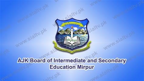 AJK BISE Mirpur Board Inter / HSSC (12th Class) Result 2017 announced ...