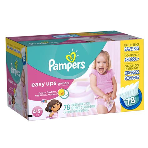 Pampers Easy Ups Girls Size 4T-5T Value Pack 78 Count (FREE SHIPPING)