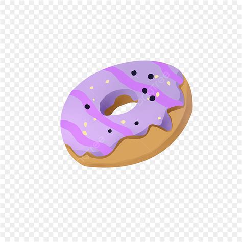 Cute Donuts Clipart Vector, Cute Lilac Donut Clipart, Donuts, Clip Art ...