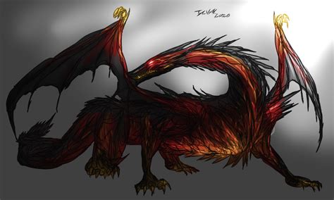 Ancalagon the Black, The Silmarillion by FenrirArtGEM on Newgrounds