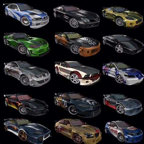 Nfs Most Wanted Blacklist All Cars