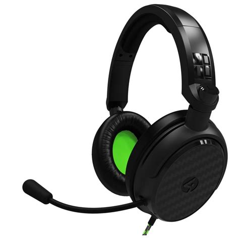 4Gamers C6-100 Gaming Headset - Black/Green | BIG W