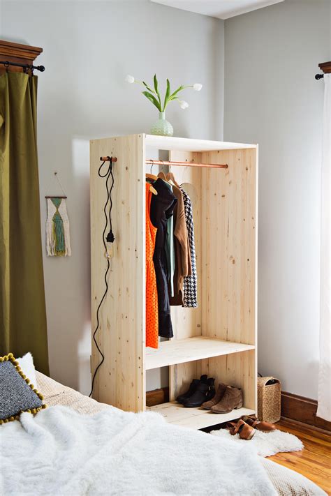 Modern Wooden Wardrobe DIY - A Beautiful Mess