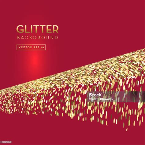 Red And Gold Glitter Background Template Design Layouts Stock ...