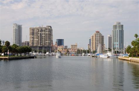 Skyline of St. Petersburg, Florida Stock Image - Image of outdoor ...