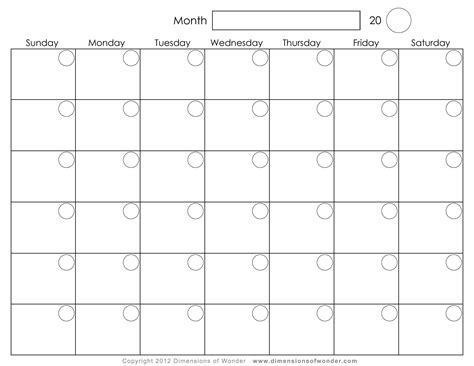 Free+Printable+Monthly+Calendar+Template | Blank monthly calendar ...