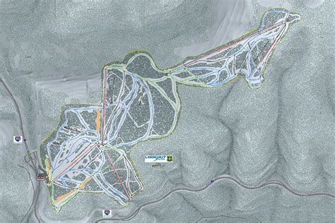 Lookout Pass Ski Map - Carlye Albertina