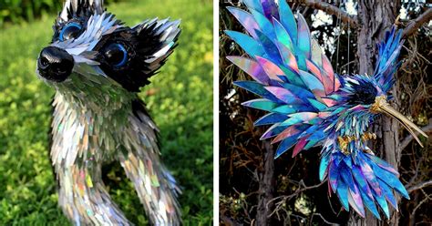 Adorable Animal Sculptures Are Actually Pieces of Recycled Art