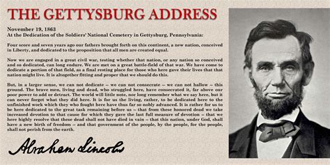 Abraham lincoln giving the gettysburg address - vervibe