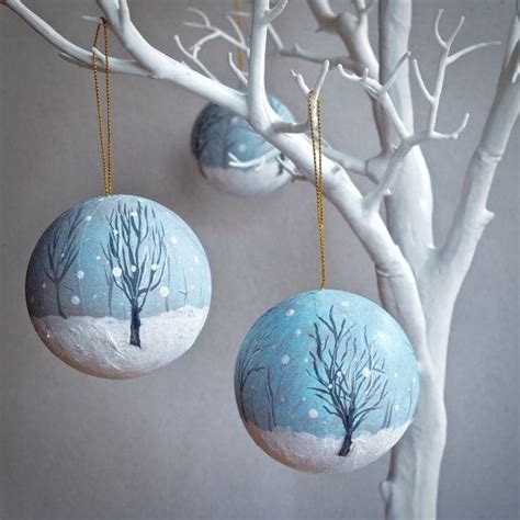 hand painted scene bauble by The Lady Moth - handmade Christmas ...