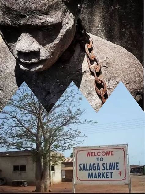 Monument Of Slavery At The Salaga Slave Market In Ghana