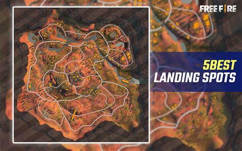 5 best landing spots in Free Fire's Kalahari map for passive rank pushers