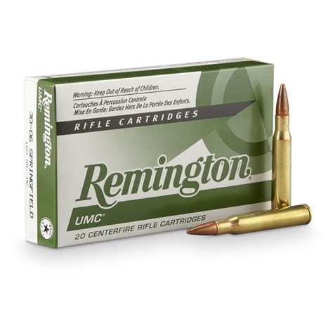 Remington UMC, .30-06 Springfield, MC, 150 Grain, 200 Rounds - 15211 ...