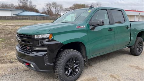 2020 Green Chevy Silverado LT Trail Boss Z71 - YouTube