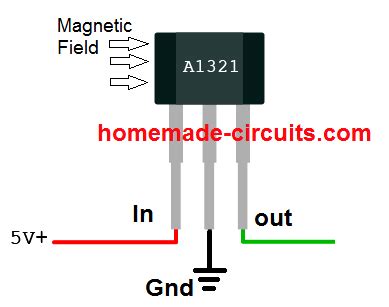 Linear Hall-Effect Sensor – Working and Application Circuit – Homemade ...