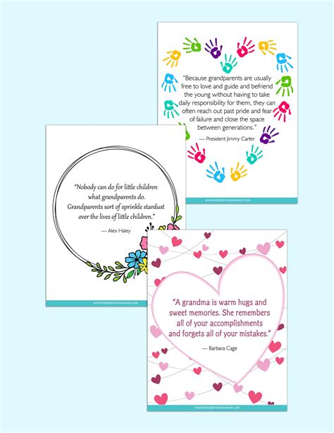 Free Printable Happy Grandparents' Day Quotes in English