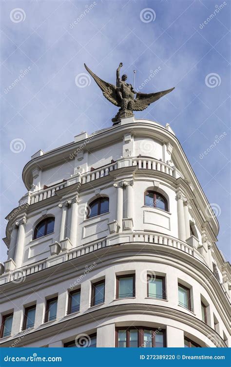 The Gran Via is One of Madrid S Most Important Shopping Areas Stock ...