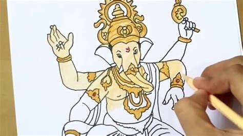 Ganpati Bappa Drawing Images Easy ~ Ganesh Ganesha | Bochicwasure