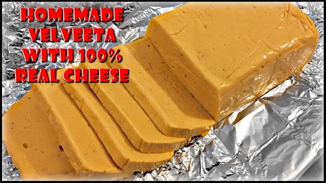 Awesome Homemade Velveeta Cheese!! Cheaper Tastier & Healthier - YouTube