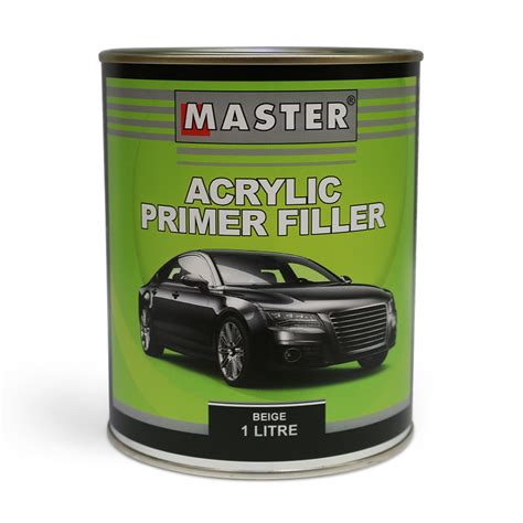 Master Acrylic Primer Filler 1L | Kustom Paints & Industrial