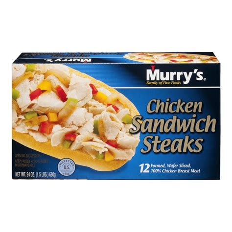 Murry's Chicken Sandwich Steaks - 12 CT (24 oz) - Instacart