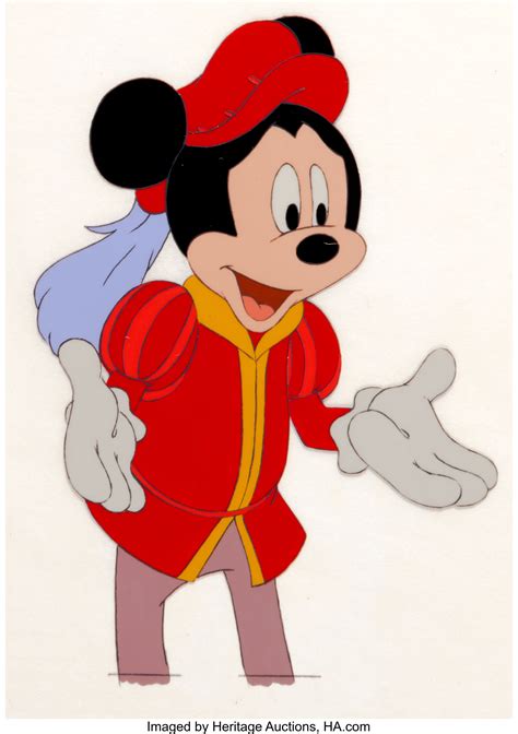 The Prince and the Pauper Mickey Mouse Production Cel (Walt Disney ...