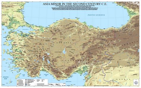 Wall Map now Available: Asia Minor in the Second Century C.E. | Ancient ...