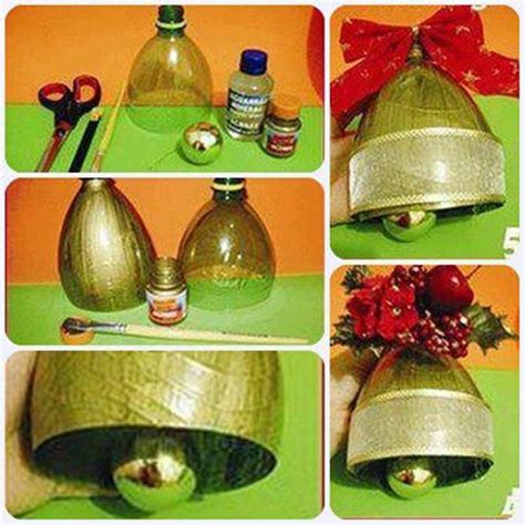 DIY Christmas Bell Ornament from Plastic Bottle | Good Home DIY