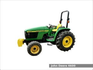 John Deere 4600 compact utility tractor: review and specs - Tractor Specs