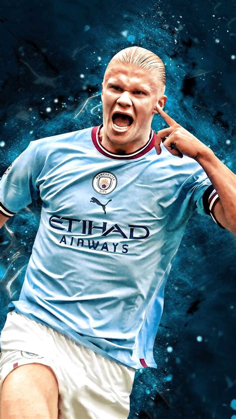 Erling Haaland Wallpaper | Manchester city wallpaper, Manchester city ...