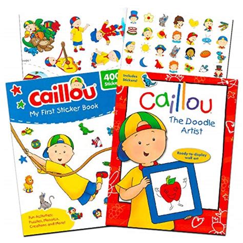 Caillou Party Supplies Caillou Activity and Stickers Book Set for ...