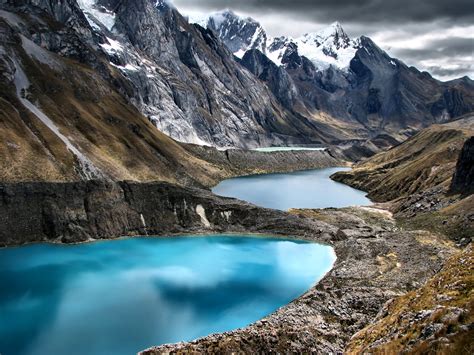 Peru Mountains Lake Cordillera Huayhuash Nature wallpaper | 2048x1536 ...