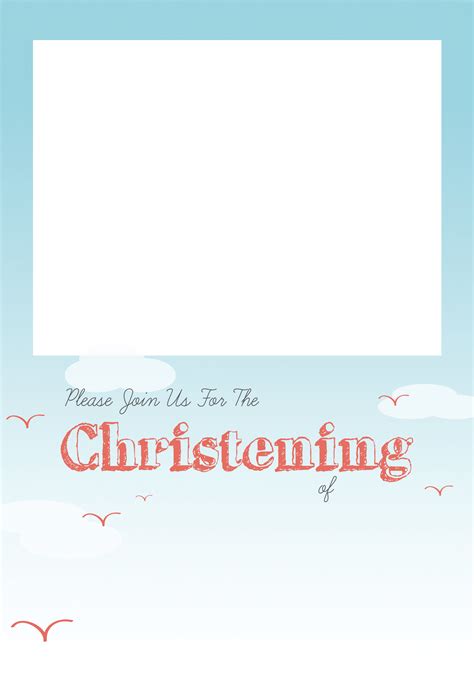 Celebrate a Special Occasion with a Free Printable Baptism Invitation