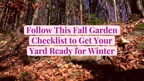 Prep Your Yard for Winter with This Fall Garden Checklist