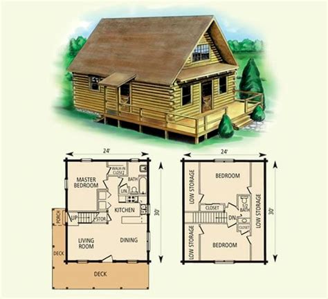 Free Log Cabin Plans - Small Modern Apartment