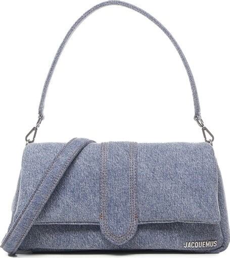 Jacquemus Logo Lettering Denim Shoulder Bag - ShopStyle