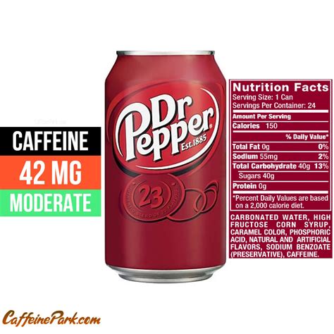 Dr Pepper Caffeine Content: How Much is in a can?