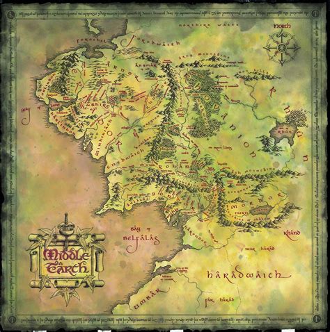 Middle Earth Map High Resolution ~ Full Detailed Map Of Middle Earth ...